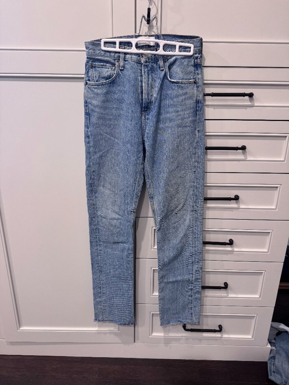 AGOLDE Cherie Jean High-rise straight jeans